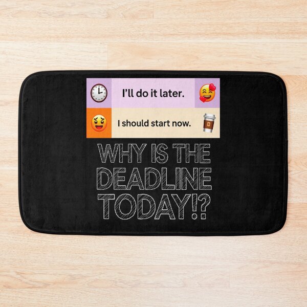 Item preview, Procrastination Deadline Panic designed and sold by Taans-Creation.