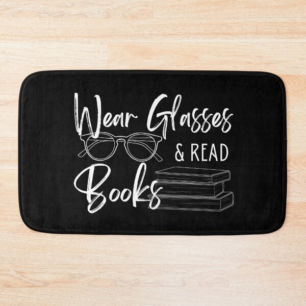 Item preview, Wear Glasses And Read Books (White Text) designed and sold by Lampblack and Bone.