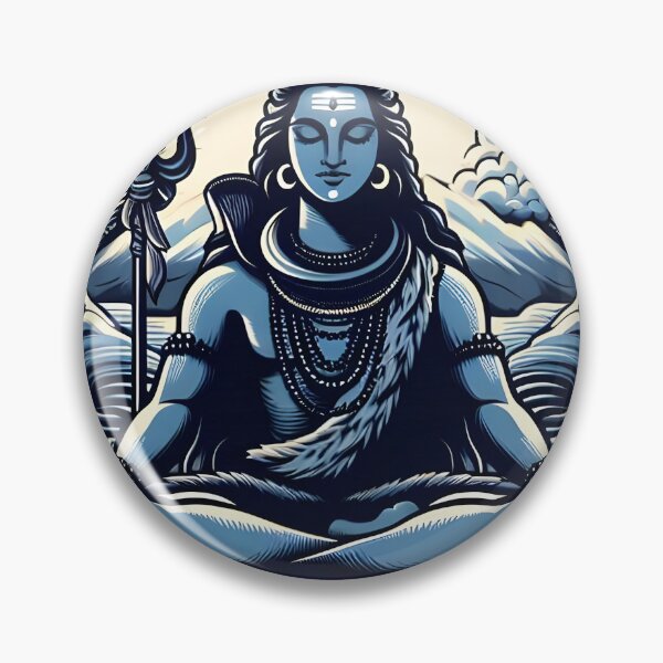 Item preview, Divine Lord Shiva Illustration - Maha Shivaratri  designed and sold by InevitableAum.