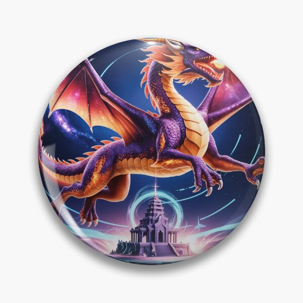 Item preview, Cosmic Fire Dragon - Galaxy Fantasy Art for Gamers & Fans designed and sold by Bilikaru.