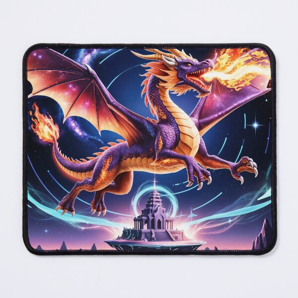 Item preview, Cosmic Fire Dragon - Galaxy Fantasy Art for Gamers & Fans designed and sold by Bilikaru.