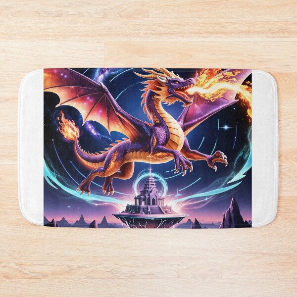 Item preview, Cosmic Fire Dragon - Galaxy Fantasy Art for Gamers & Fans designed and sold by Bilikaru.