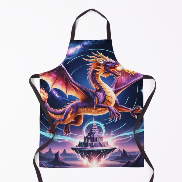 Item preview, Cosmic Fire Dragon - Galaxy Fantasy Art for Gamers & Fans designed and sold by Bilikaru.
