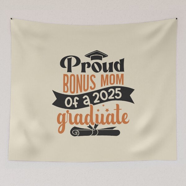 Item preview, Proud Bonus Mom Of A 2025 Graduate Family Member Graduation designed and sold by eclecTEEq.