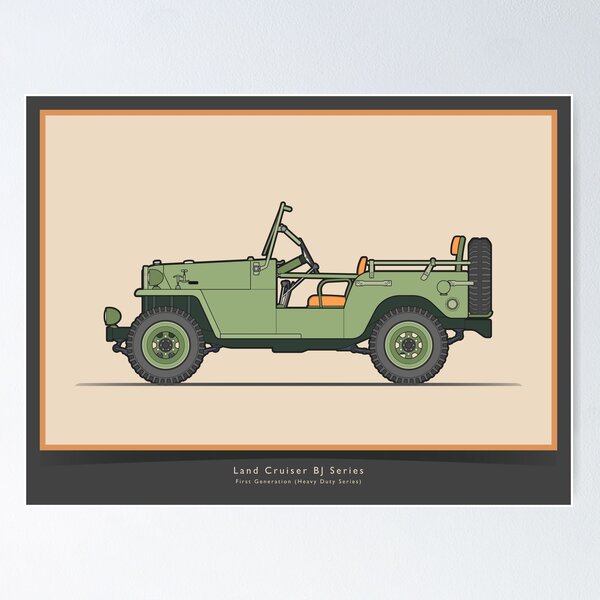 Item preview, The Art of Wheels: Land Cruiser BJ Series - type ii designed and sold by anuaramir.