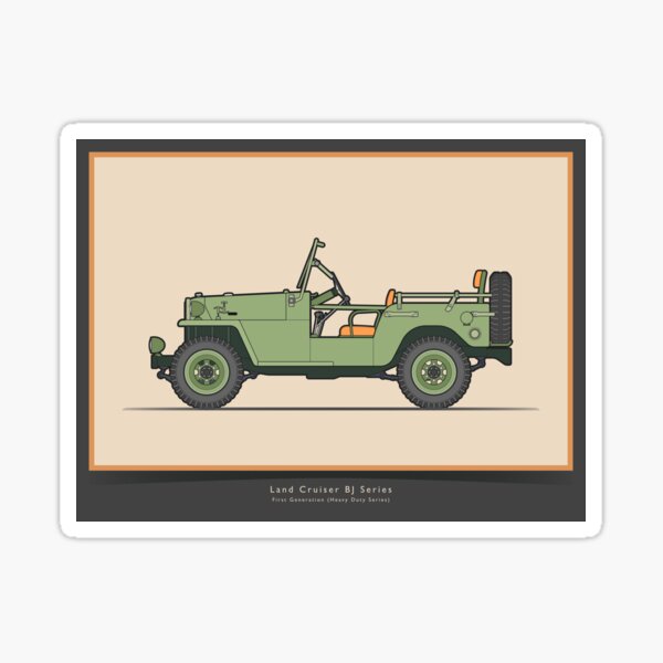 Item preview, The Art of Wheels: Land Cruiser BJ Series - type ii designed and sold by anuaramir.