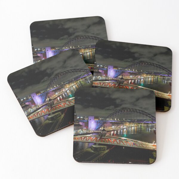 Item preview, Tyne Bridges at Night designed and sold by Violaman.