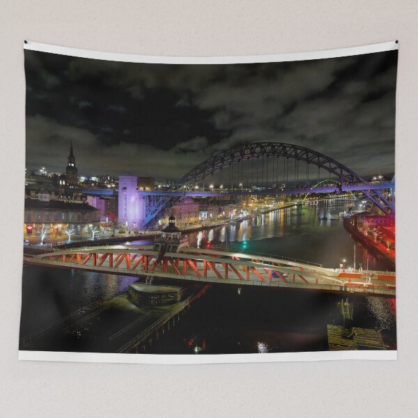 Item preview, Tyne Bridges at Night designed and sold by Violaman.