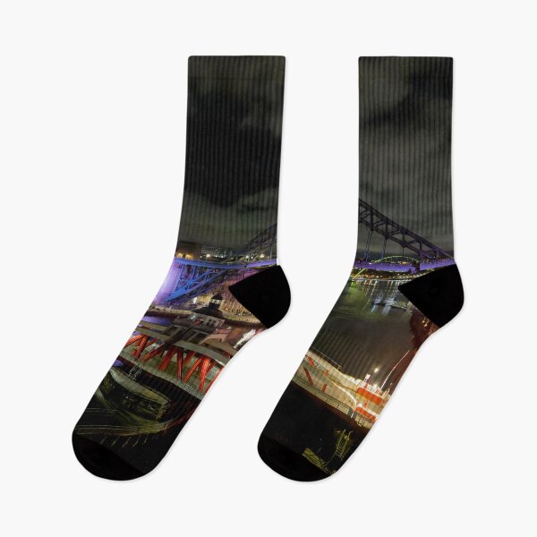 Item preview, Tyne Bridges at Night designed and sold by Violaman.