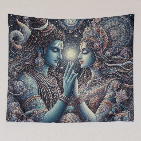 Item preview, Señor Shiva, Diosa Shakti, Amor Divino designed and sold by ApproachingZion.