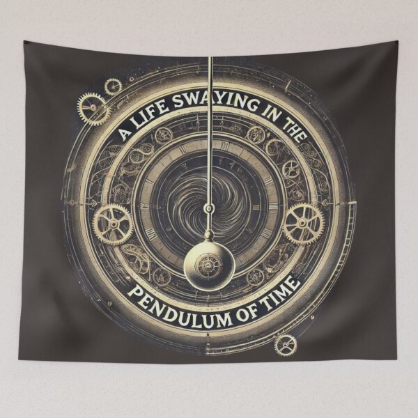 Item preview, Timeless Balance: A Pendulum's Journey Through Time designed and sold by Divine Lens Art.