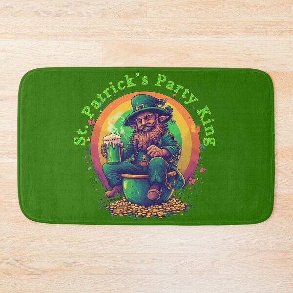 Item preview, St. Patrick’s Party King - Leprechaun on pot of gold designed and sold by VolcanRaven.