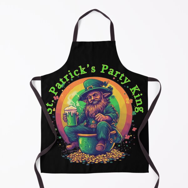 Item preview, St. Patrick’s Party King - Leprechaun on pot of gold designed and sold by VolcanRaven.