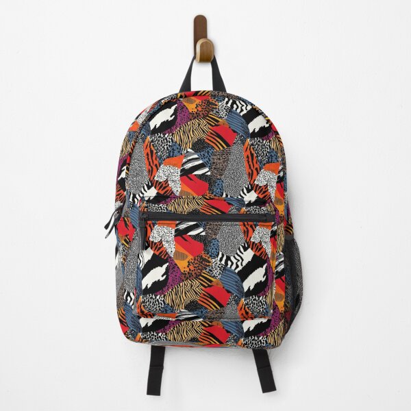 Item preview, Textile Collage of Wild Prints designed and sold by MidArtForge.
