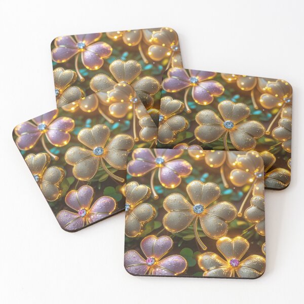 Item preview, Golden clover designed and sold by Halyna Nechyporuk.