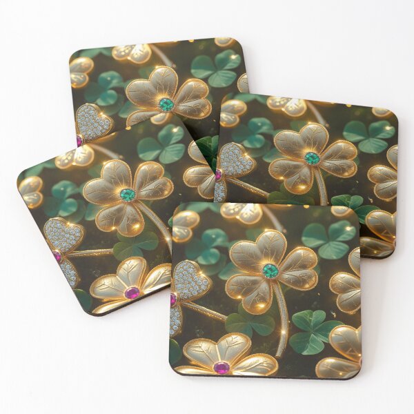 Item preview, Golden clover designed and sold by Halyna Nechyporuk.