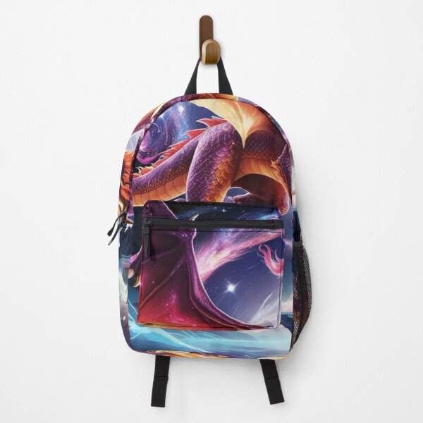 Item preview, Cosmic Fire Dragon - Galaxy Fantasy Art for Gamers & Fans - Version 2 designed and sold by Bilikaru.