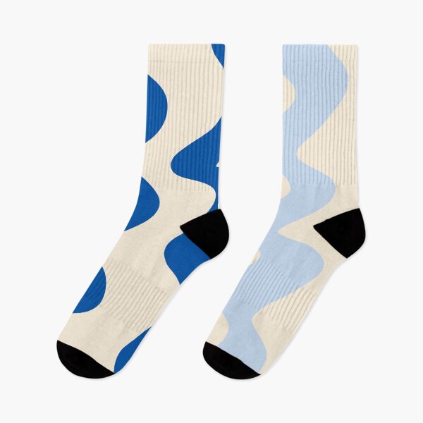 Aperçu de l'œuvre Lignes ondulées - bleu créée et vendue par wackapacka.