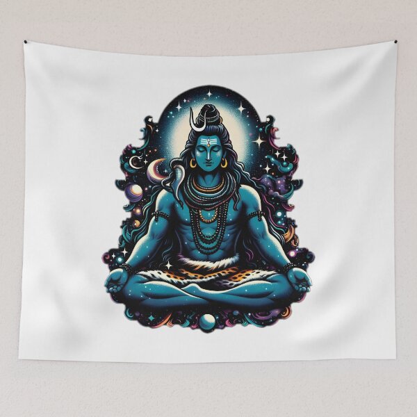 Item preview, Maha Shivaratri Cosmic Divine Lord Shiva designed and sold by InevitableAum.