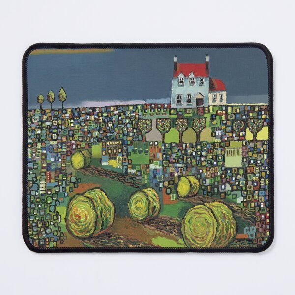 Item preview, Farm House Abstract Painting designed and sold by Harryghoy.
