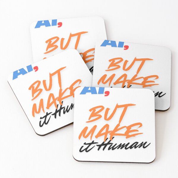 Item preview, AI, But Make It Human – The Fusion of Technology & Humanity designed and sold by IINSPIRA.