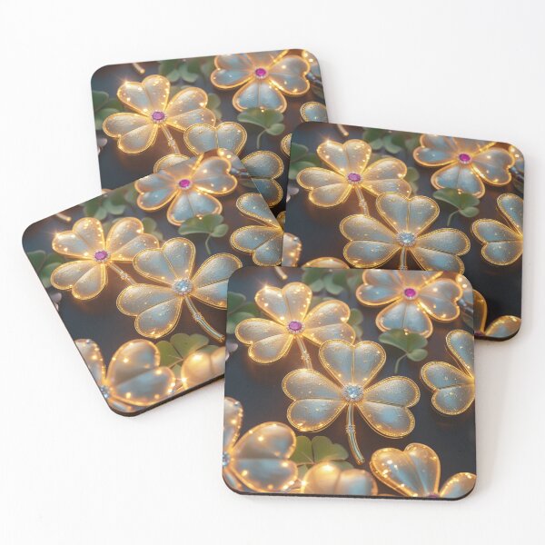 Item preview, Golden clover designed and sold by Halyna Nechyporuk.