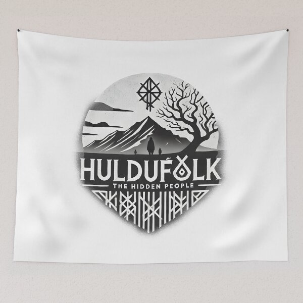 Item preview, Huldufólk - The Hidden People | Nordic Folklore Design designed and sold by Chroma Myst.