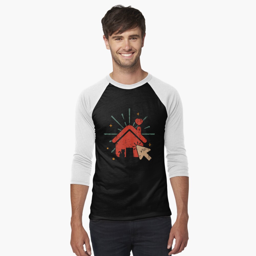 Item preview, Baseball ¾ Sleeve T-Shirt designed and sold by v-nerd.