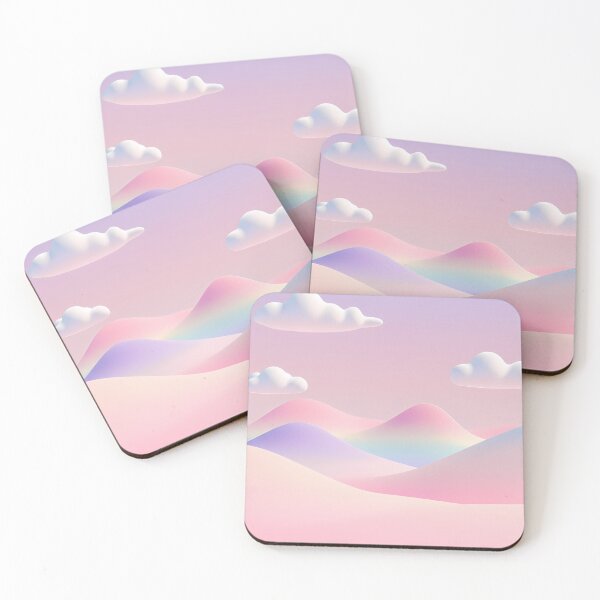 Item preview, Dreamy Pastel Landscapes Soft Hues Colors Art Views designed and sold by ART ATTACK ZONE.