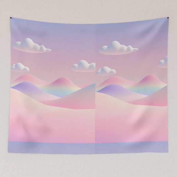 Item preview, Dreamy Pastel Landscapes Soft Hues Colors Art Views designed and sold by ART ATTACK ZONE.