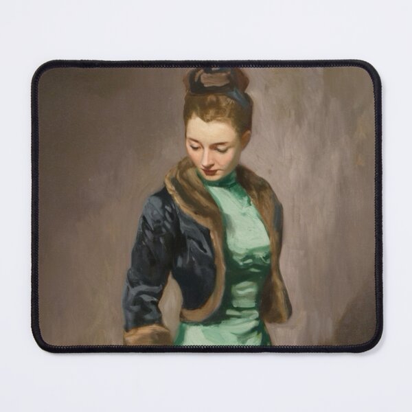 Item preview, Elegant 19th-Century French Woman – Impressionist Painting designed and sold by CARRAANN.