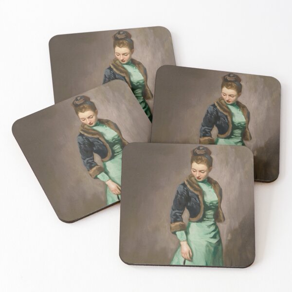 Item preview, Elegant 19th-Century French Woman – Impressionist Painting designed and sold by CARRAANN.