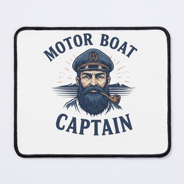 Item preview, Motor Boat Captain designed and sold by studiopekepeke.