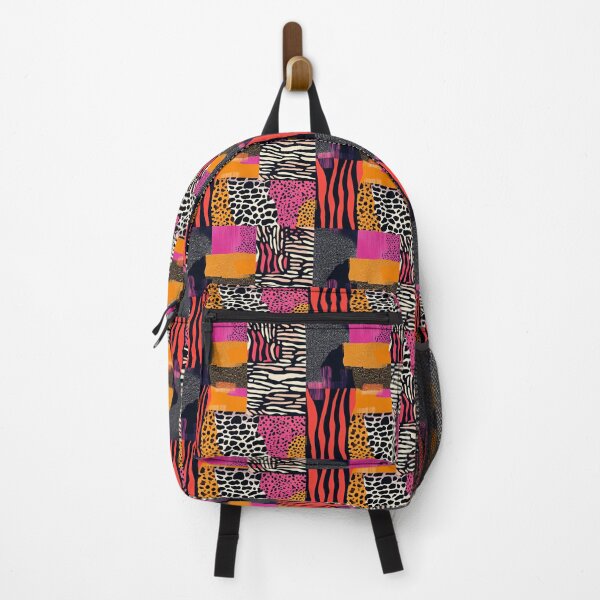 Item preview, Textile Collage of Wild Prints designed and sold by MidArtForge.
