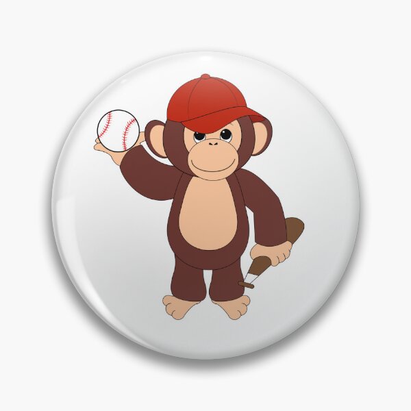 Item preview, baseball monkey designed and sold by Gokuxtreme.