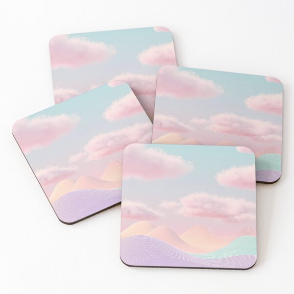 Item preview, Mountains Pastel Landscapes Soft Hues Colors Art Views designed and sold by ART ATTACK ZONE.