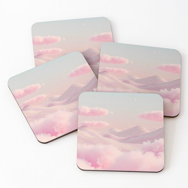 Item preview, Pinky Pastel Landscapes Soft Hues Colors Art Views designed and sold by ART ATTACK ZONE.