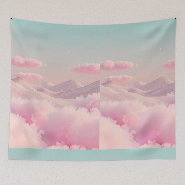Item preview, Pinky Pastel Landscapes Soft Hues Colors Art Views designed and sold by ART ATTACK ZONE.