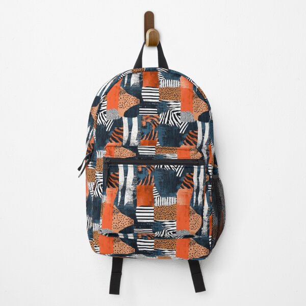 Item preview, Textile Collage of Wild Prints designed and sold by MidArtForge.