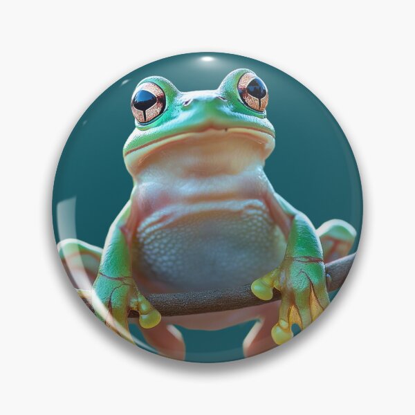 Item preview, Climbing Cheerful Frog on a stem with flowerbuds transparent So Hoppy #11 designed and sold by Vicki Noble Art.