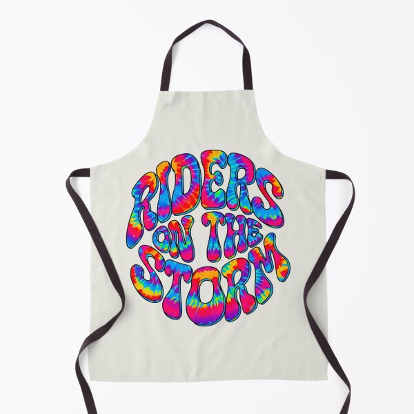 Artikelvorschau, 70s tie-dye Style Rock and Roll Phrase "Riders on the Storm" entworfen und verkauft von just-quotes.