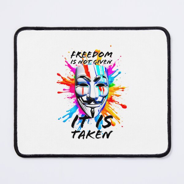 Item preview, Protest slogans. Anonymous. Freedom. designed and sold by Drone-tees.