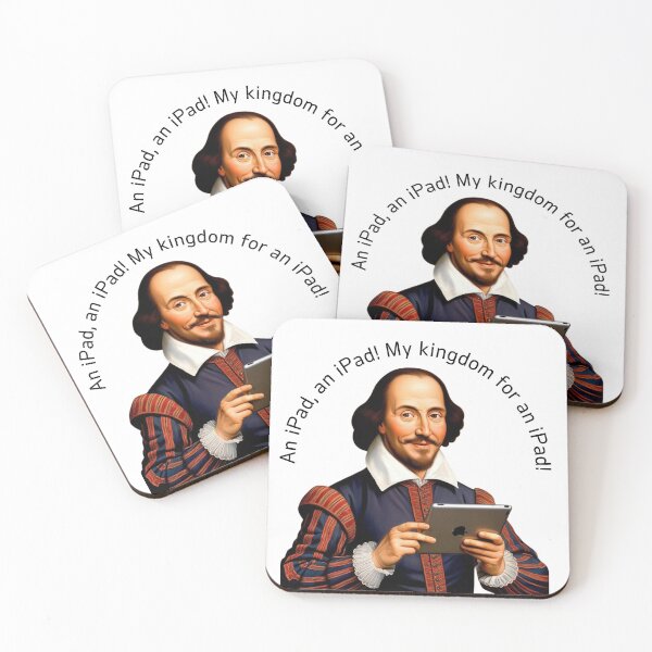 Item preview, William Shakespeare v Modern Tech. Funny Quote. designed and sold by Shoot-The-Moon.