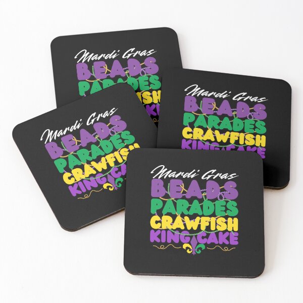 Item preview, MARDI GRAS Beads parades crawfish kingcake designed and sold by droolingdreams.
