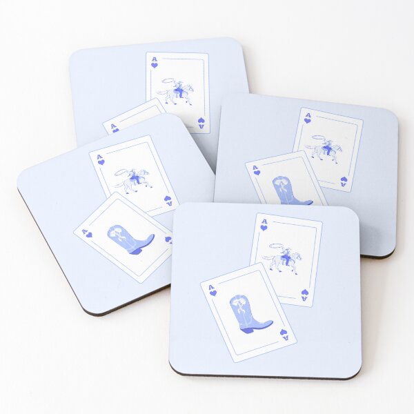 Item preview, Western themed playing cards, cowboy boots and cowgirl  designed and sold by rizdrawings.