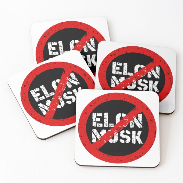 Item preview, Banned elon, NO ELON!  anti elon, no elon musk, no musk, Anti-Elon Musk Bumper Decal For elon musk haters! black designed and sold by ramwebroom.