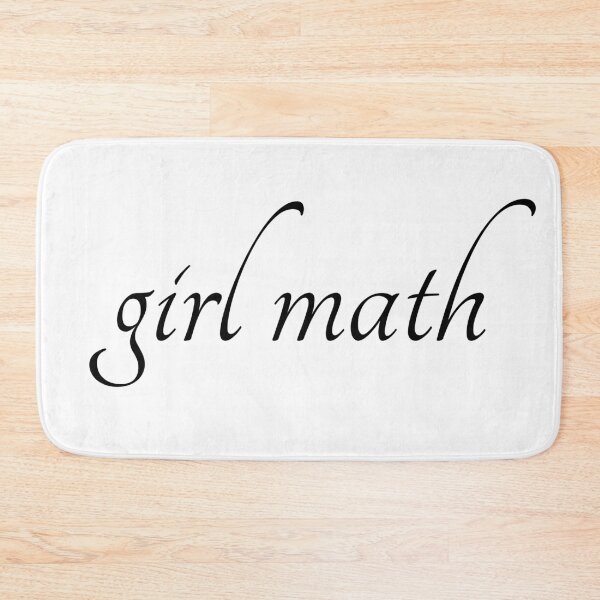 Item preview, girl math | aesthetic text designed and sold by allogy.