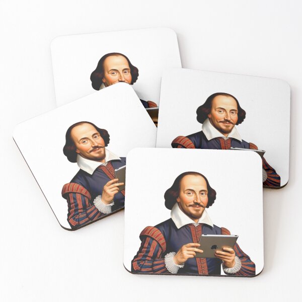 Item preview, William Shakespeare v Modern Tech. Funny No Text. designed and sold by Shoot-The-Moon.