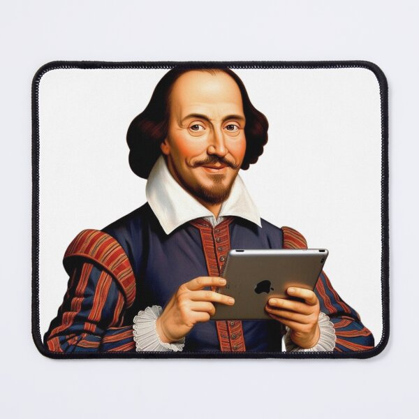 Item preview, William Shakespeare v Modern Tech. Funny No Text. designed and sold by Shoot-The-Moon.