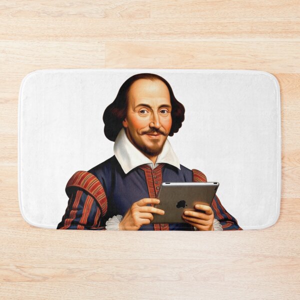 Item preview, William Shakespeare v Modern Tech. Funny No Text. designed and sold by Shoot-The-Moon.